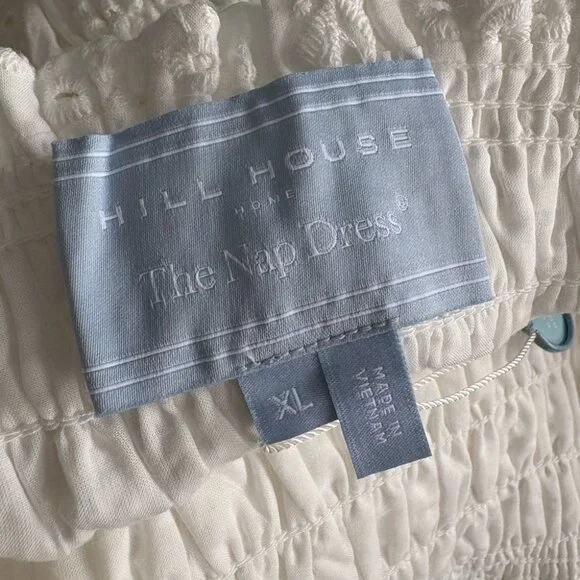 NEW NWT Hill House Azalea Mini Nap Dress White Eyelet XL - Picture 8 of 8